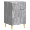 Yöpöytä Harmaa Sonoma 43 x 39,5 x 66,5 cm Tekninen puu