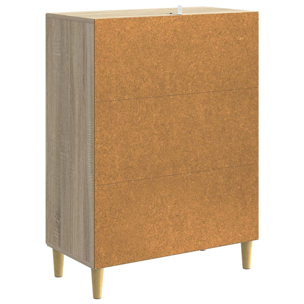 Sivupöytä Sonoma-tammi 66 x 34,5 x 90 cm Tekninen puu