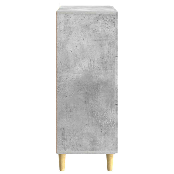 Laatikkokaappi 33 x 34,5 x 90 cm Tekninen puu Betoninharmaa