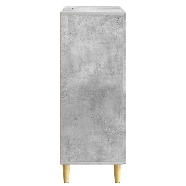 Sivupöytä Betoninharmaa 66 x 34,5 x 90 cm Tekninen puu