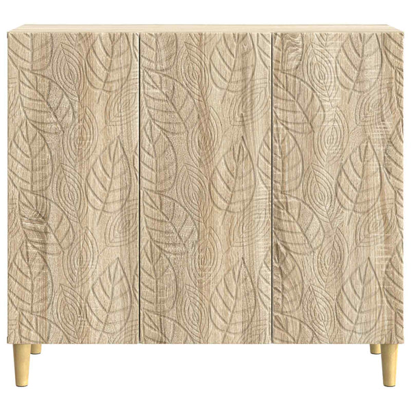 Sivupöytä Sonoma-tammi 89 x 34,5 x 80 cm Tekninen puu