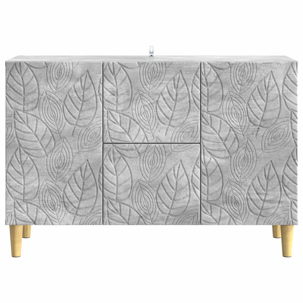 Sivupöytä Betoninharmaa 89 x 34,5 x 60 cm Tekninen puu