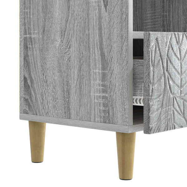 TV-kaappi 102 x 34,5 x 50 cm Harmaa Sonoma Tekninen puu