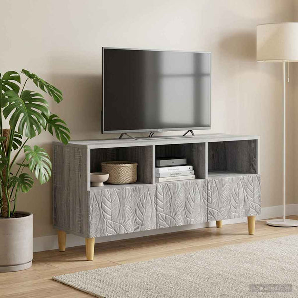 TV-kaappi 102 x 34,5 x 50 cm Harmaa Sonoma Tekninen puu