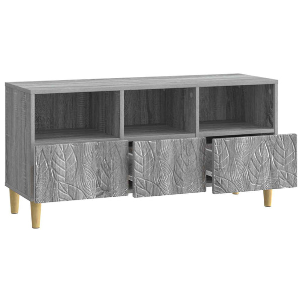 TV-kaappi 102 x 34,5 x 50 cm Harmaa Sonoma Tekninen puu