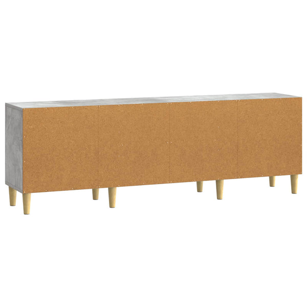 TV-kaappi 150 x 31 x 50 cm Betoninharmaa Tekninen puu