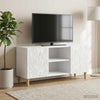 TV-kaappi 102 x 34,5 x 50 cm valkoinen Tekninen puu
