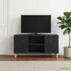 TV-kaappi 102 x 34,5 x 50 cm Musta Tekninen puu