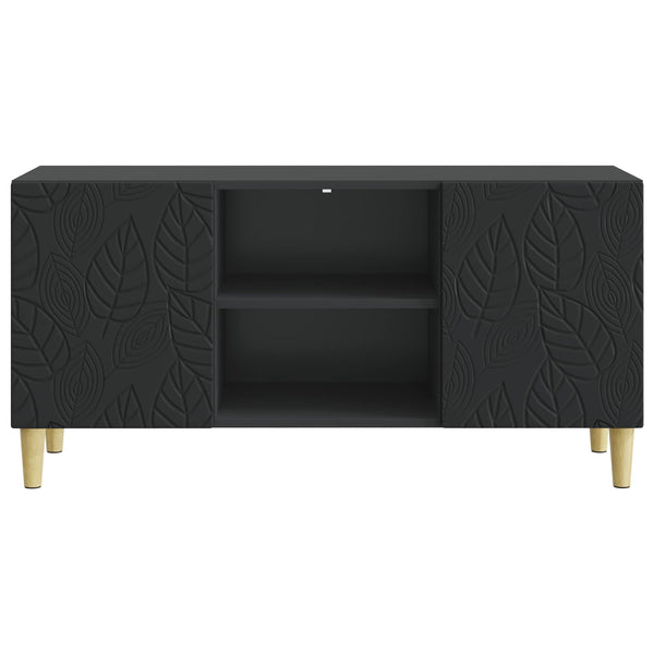TV-kaappi 102 x 34,5 x 50 cm Musta Tekninen puu