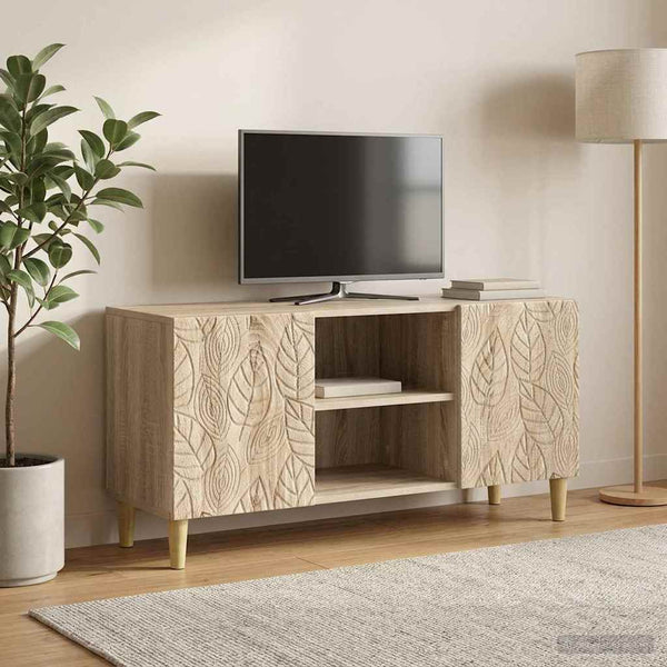 TV-kaappi 102 x 34,5 x 50 cm Sonoma-tammi Tekninen puu