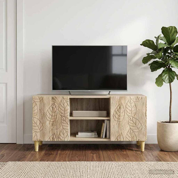 TV-kaappi 102 x 34,5 x 50 cm Sonoma-tammi Tekninen puu
