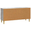 TV-kaappi 102 x 34,5 x 50 cm Betoninharmaa Tekninen puu