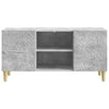 TV-kaappi 102 x 34,5 x 50 cm Betoninharmaa Tekninen puu
