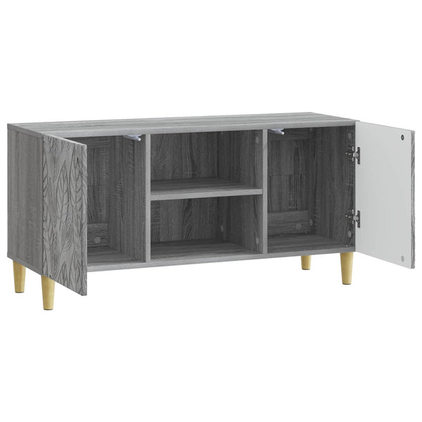 TV-kaappi 102 x 34,5 x 50 cm Harmaa Sonoma Tekninen puu