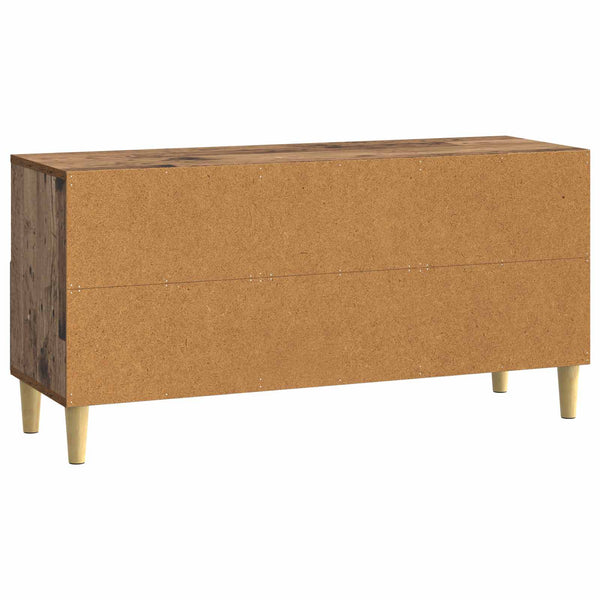 TV-kaappi 102 x 34,5 x 50 cm Vanha puu Tekninen puu