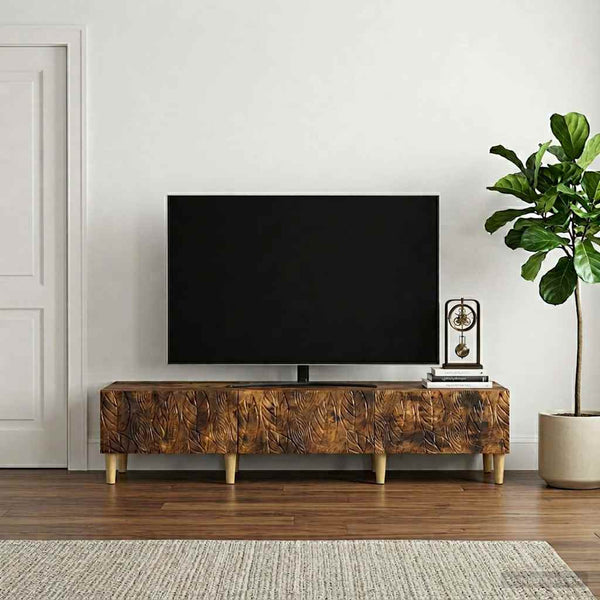 TV-kaappi 147 x 34,5 x 30 cm Savutammi Tekninen puu