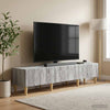 TV-kaappi 147 x 34,5 x 30 cm Harmaa Sonoma Tekninen puu