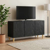 TV-kaappi 99 x 34,5 x 50 cm Musta Tekninen puu