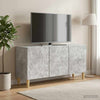TV-kaappi 99 x 34,5 x 50 cm Betoninharmaa Tekninen puu