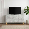 TV-kaappi 99 x 34,5 x 50 cm Betoninharmaa Tekninen puu
