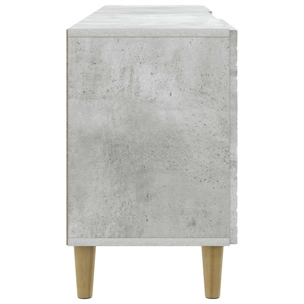 TV-kaappi 99 x 34,5 x 50 cm Betoninharmaa Tekninen puu