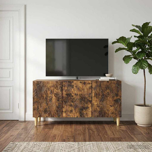 TV-kaappi 99 x 34,5 x 50 cm Savutammi Tekninen puu