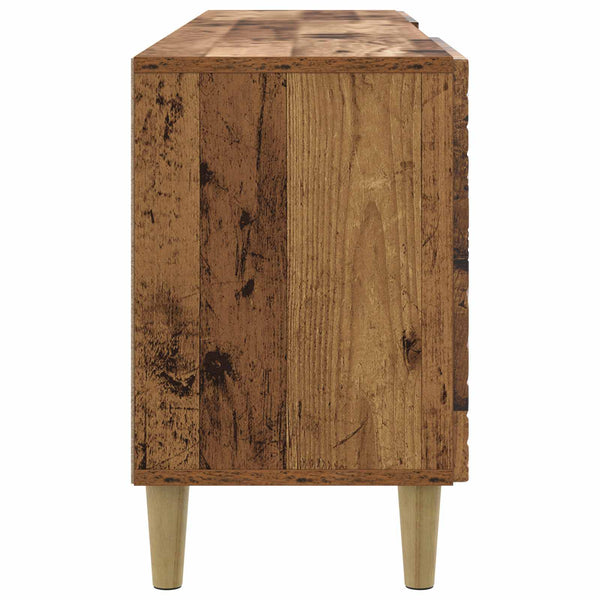 TV-kaappi 99 x 34,5 x 50 cm Vanha puu Tekninen puu