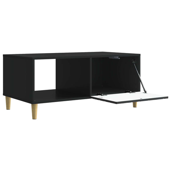 Sohvapöytä Musta 90 x 50 x 40 cm Tekninen puu
