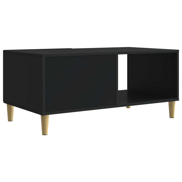 Sohvapöytä Musta 90 x 50 x 40 cm Tekninen puu