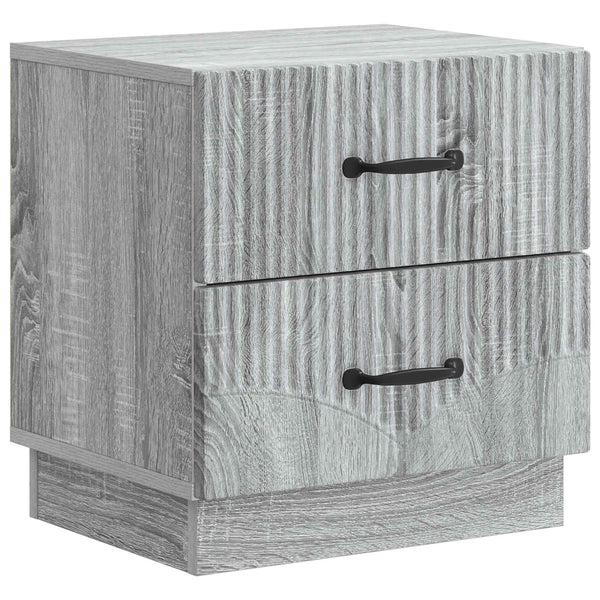 Yöpöytäkaappi Harmaa sonoma 43 x 34,5 x 44,5 cm Tekninen puu