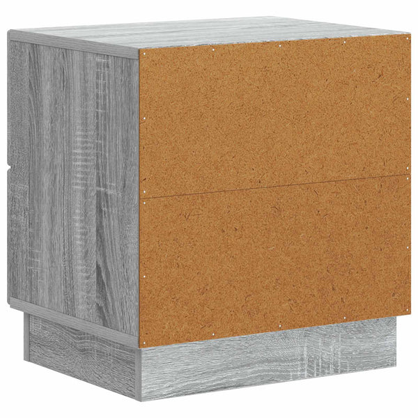 Yöpöytäkaappi Harmaa sonoma 43 x 34,5 x 44,5 cm Tekninen puu