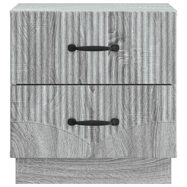 Yöpöytäkaappi Harmaa sonoma 43 x 34,5 x 44,5 cm Tekninen puu