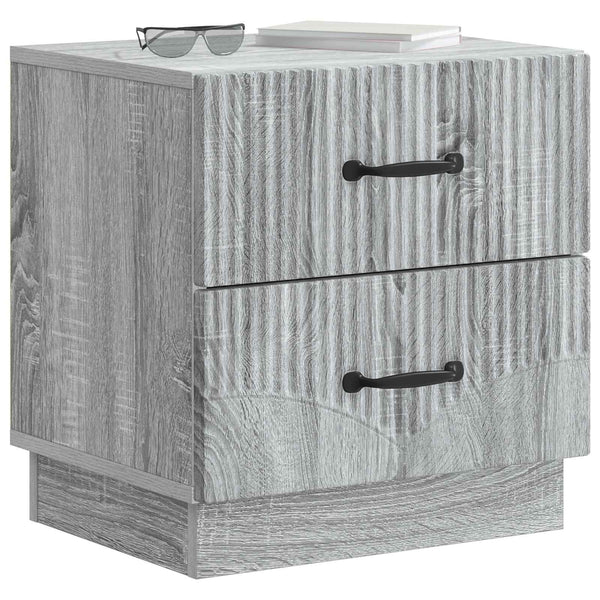 Yöpöytäkaappi Harmaa sonoma 43 x 34,5 x 44,5 cm Tekninen puu