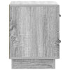 Yöpöytäkaappi Harmaa sonoma 43 x 34,5 x 44,5 cm Tekninen puu