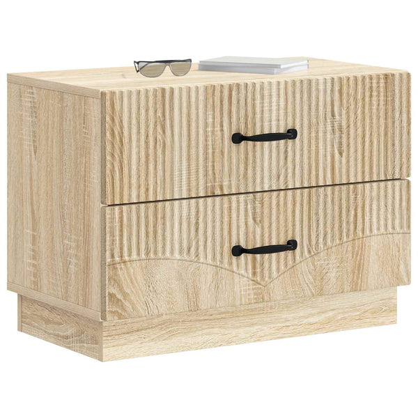 Yöpöytäkaappi Sonoma-tammi 62 x 34,5 x 44,5 cm Tekninen puu