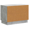 Yöpöytäkaappi Betoninharmaa 62 x 34,5 x 44,5 cm Tekninen puu