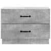 Yöpöytäkaappi Betoninharmaa 62 x 34,5 x 44,5 cm Tekninen puu