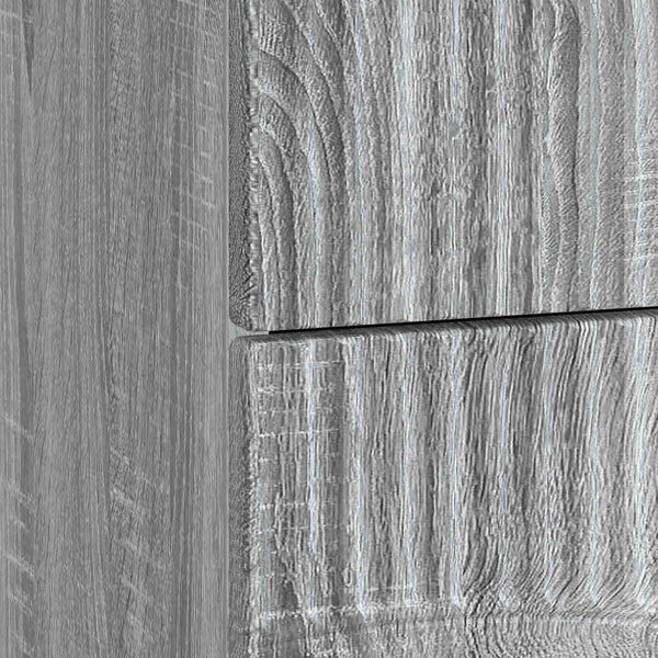 Yöpöytäkaappi Harmaa sonoma 62 x 34,5 x 44,5 cm Tekninen puu