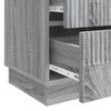 Yöpöytäkaappi Harmaa sonoma 62 x 34,5 x 44,5 cm Tekninen puu