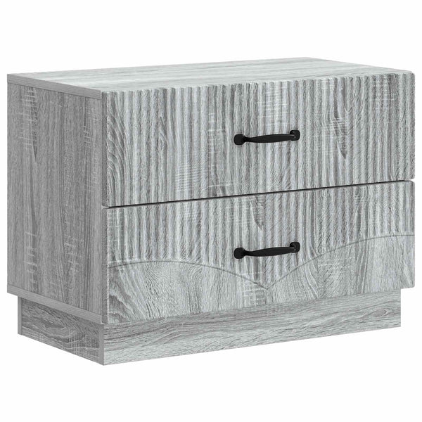 Yöpöytäkaappi Harmaa sonoma 62 x 34,5 x 44,5 cm Tekninen puu