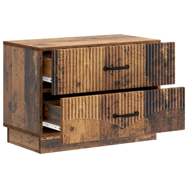 Yöpöytäkaappi Vanha puu 62 x 34,5 x 44,5 cm Tekninen puu
