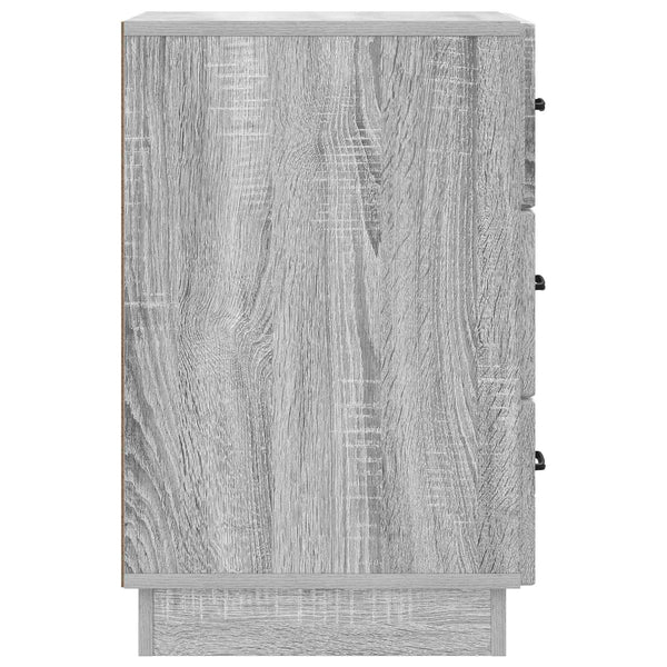Yöpöytäkaappi Harmaa sonoma 43 x 41 x 63,5 cm Tekninen puu