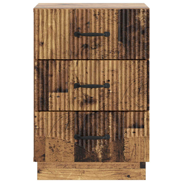Yöpöytäkaappi Vanha puu 43 x 41 x 63,5 cm Tekninen puu
