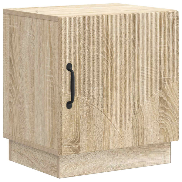 Yöpöytä 2 kpl Sonoma-tammi 43 x 34,5 x 47 cm Tekninen puu