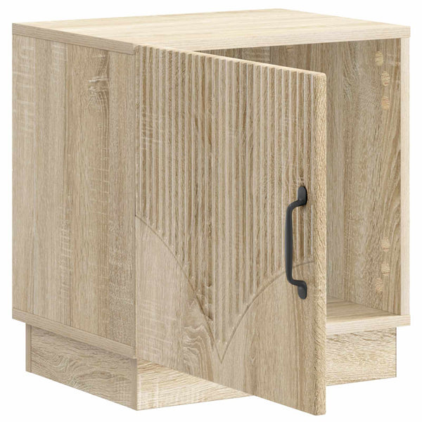 Yöpöytä 2 kpl Sonoma-tammi 43 x 34,5 x 47 cm Tekninen puu