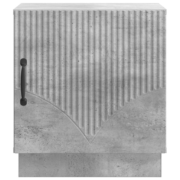 Yöpöytä Betonin harmaa 43 x 34,5 x 47 cm Tekninen puu