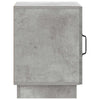 Yöpöytä 2 kpl Betonin harmaa 43 x 34,5 x 47 cm Tekninen puu