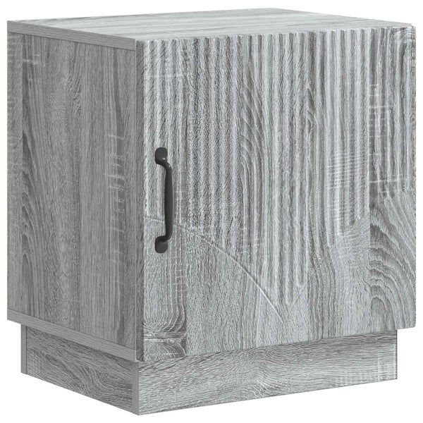 Yöpöytä 2 kpl Harmaa Sonoma 43 x 34,5 x 47 cm Tekninen puu
