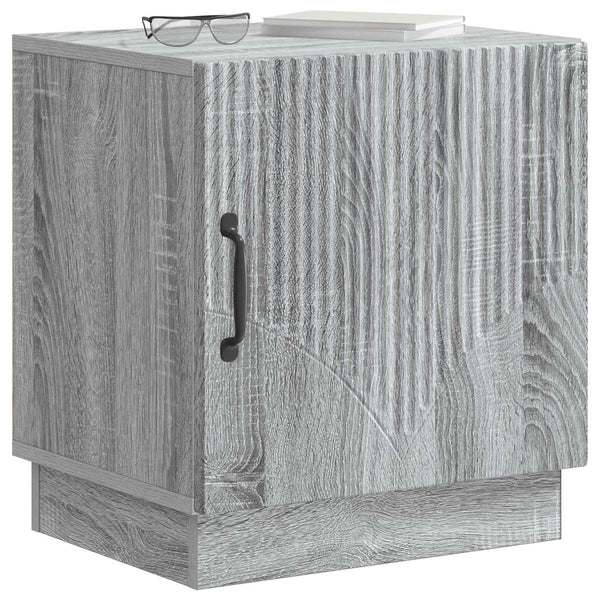Yöpöytä 2 kpl Harmaa Sonoma 43 x 34,5 x 47 cm Tekninen puu
