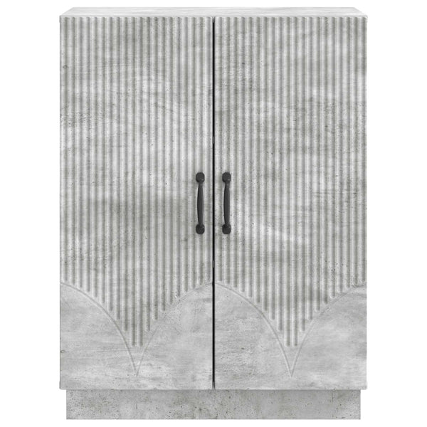 Sivupöytä Betoninharmaa 66 x 34,5 x 87 cm Tekninen puu